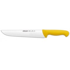 Нож кухонный для мяса 25 см, 2900, Arcos с желтой пластиковой ручкой (291800)