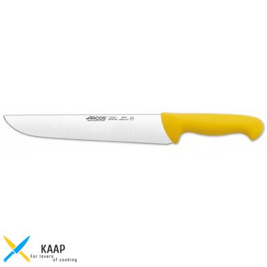 Ніж кухонний для м'яса 25 см, 2900, Arcos із жовтою пластиковою ручкою (291800)