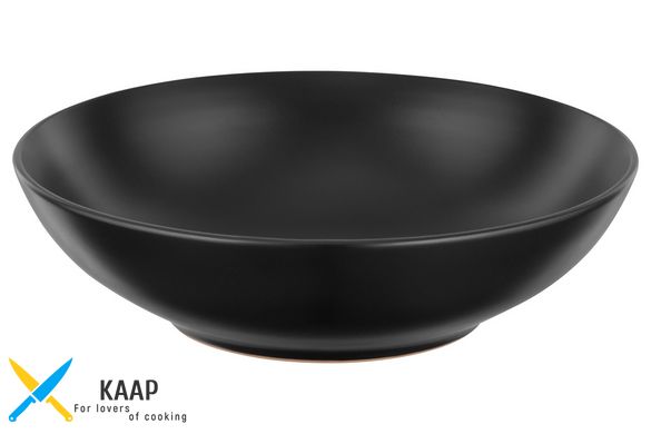 Тарілка супова Ardesto Molize 20 см чорна (AR2920MB)
