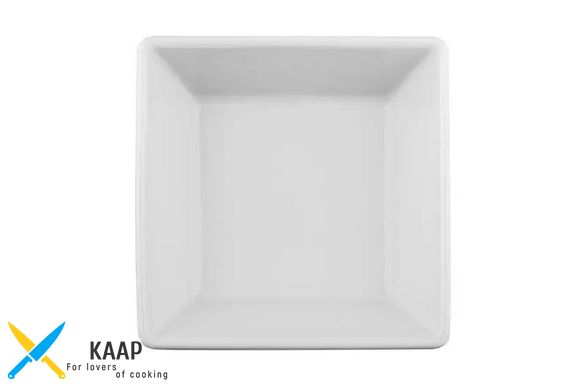 Салатник квадратний 8,5 х8, 5 см. 100 мл. фарфоровий, білий Classic, Lubiana