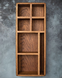 Підставка для серветок та кухонних дрібниць 38х15, 5х9 см. дерев'яна, з натурального дерева
