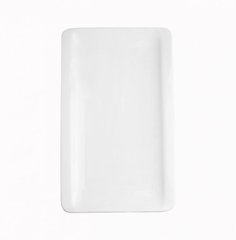 Блюдо прямокутна фарфорова 12″ HLS Extra white 180х330 мм (W0161)