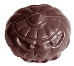 Форма для шоколаду "гарбуз" 35х27мм h 17мм, 3х8 шт. /8,5 г