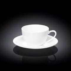 Чашка для капучино&блюдце Wilmax 180 мл WL-993001