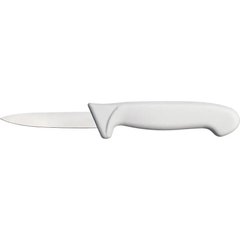 Кухонный нож для чистки овощей 9 см. Stalgast с белой пластиковой ручкой (283096)