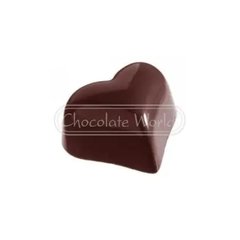 Форма для шоколаду Маленьке серце Chocolate World (30x36X19 мм)