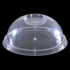 Крышка РЕТ прозрачная купол без отверстия 100 шт Huhtamaki