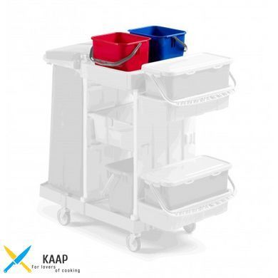 Відро для прибирання з ручкою 12 л. жовте 000G3502 (кришка 00003375)