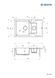 Мойка кухонная Andante, гранит, прямоугольник, с крылом, 780х490х194мм, чаша – 1, накладная, графит Deante