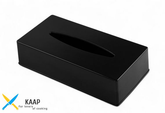 Салфетница под салфетки со сложением 24×11,8×6 см черная