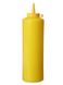 Дозатор-диспенсер для соусів (гірчиці) 700мл. жовтий Kitchen Line