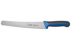 Нож для хлеба широкое лезвие 25 см. Нескользящая ручка Sof-Tek Winco KSTK-102
