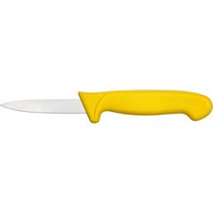 Кухонный нож для чистки овощей 9 см. Stalgast с желтой пластиковой ручкой (283095)