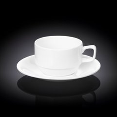 Чашка чайна&блюдце Wilmax 220 мл