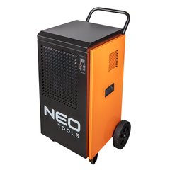 Осушувач повітря промисловий Neo Tools, 950 Вт, 250 м кв., 400 м куб./год, 70 л/добу, безперервний злива, LCD