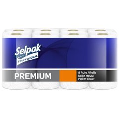 Бумажные рулонные полотенца. Selpak Pro. Premium. 3 слоя. 32761210