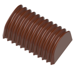 Форма для шоколада поликарбонатная Плисе 10,5 г Chocolate World
