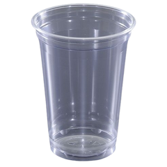 Склянка ПЕТ одноразова 400мл., 56 шт. пластиковий, прозорий Huhtamaki 12CS