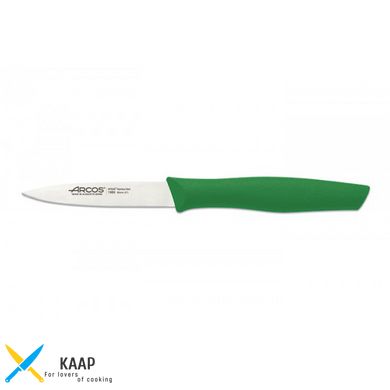 Кухонний ніж для чищення 8,5 см. Nova, Arcos із зеленою пластиковою ручкою (188521)