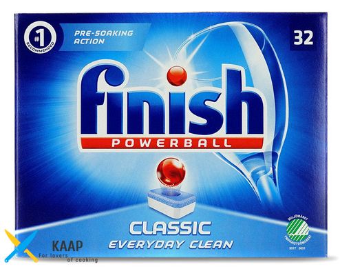 Таблетки для посудомоечных машин 32шт. FINISH Classic