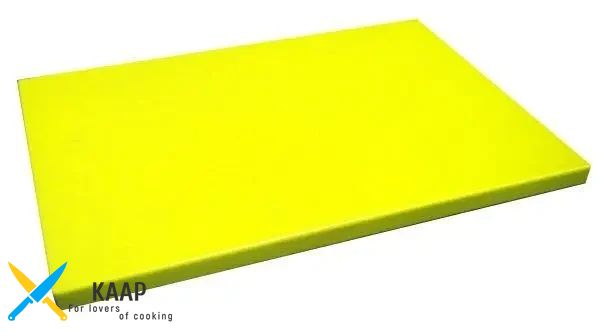 Дошка обробна 40х30х2 см, Durplastics кухонна жовта (PE5AM40302)