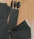 Пакет кувет для столовых приборов 220х90 мм черный (внутри крафт)
