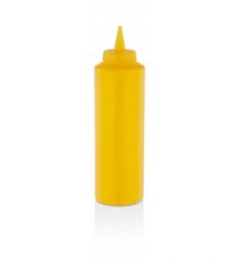 Диспенсер-бутылка для соусов, желтый, 500мл.