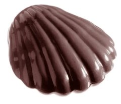 Форма для шоколада "устрица" 38х35 мм, h9 мм, 3х6 шт. / 7 г