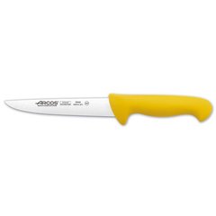 Кухонний ніж м'ясника 16 см. 2900, Arcos із жовтою пластиковою ручкою (294600)