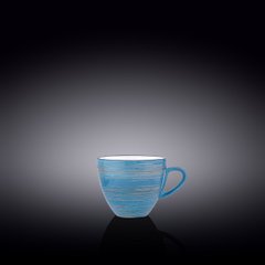 Чашка кавова Wilmax SPIRAL BLUE 110мол WL-669634/A