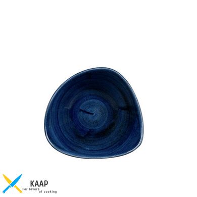 Тарілка трикутна 15,3 см, 260 мл, колір Cobalt Blue, серія "Stonecast" (PABLTRB61)