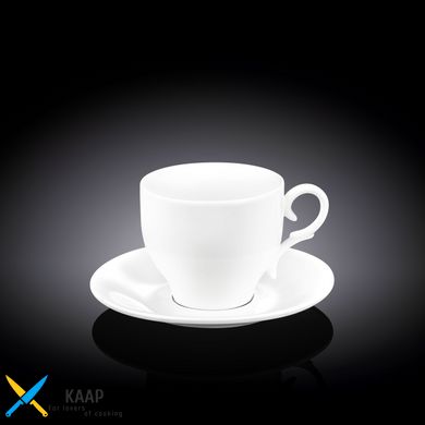 Чашка чайна&блюдце Wilmax 220 мл WL-993009 / AB