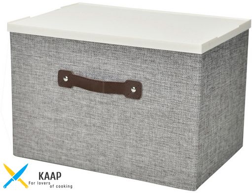 Короб для хранения Handy Home с пластиковой крышкой, 33x23x22 см (EH-02L)