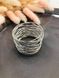 Кольцо для салфеток банкетных 3,6х4,2 см металлическое серебристое "Серебреное кольцо" DL21012692-2; 02-0029