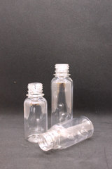 Бутылка одноразовая 100 мл, крышка 28 мм прозрачная (без крышки)