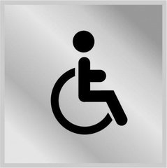 Табличка "Туалет для інвалідів". 3005