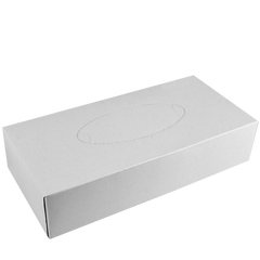 Серветки паперові в боксі 20х21 см 100 шт. у картоні білі