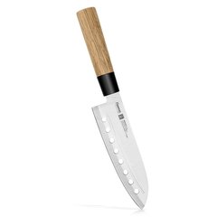 Нож сантоку 18 см стальной WAKIZASHI X50CrMoV15 Fissman 2700
