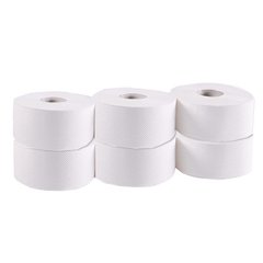 Туалетная бумага рулонная, целлюлоза, 2 слоя, 160 м, джамбо. 203022