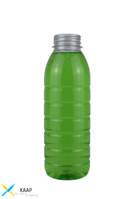 Пляшка ПЕТ Еко 0,5 літра пластикова, одноразова (кришка окремо)