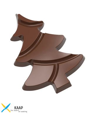 Форма для шоколаду "ялинка" 139,5x103x12 мм, 1х2/84,5 г. Chocolate World