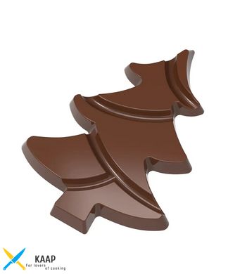 Форма для шоколаду "ялинка" 139,5x103x12 мм, 1х2/84,5 г. Chocolate World