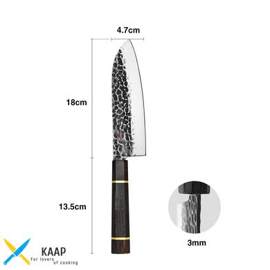 Санток нож Fissman KENSEI BOKUDEN 18 см сталь AUS-8 (2553)