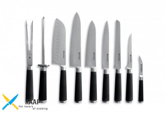 Комплект ножів 9 шт із нержавіючої сталі Hendi