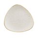 Тарілка трикутна 19,2 см. керамічна, бежева Stonecast White Speckle, Churchill (SWHSTR71)