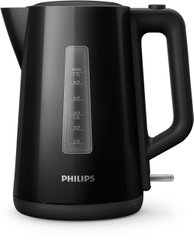 Електрочайник Philips Series 3000, 1,7л, пластик, чорний