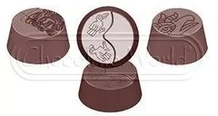 Форма для шоколаду "Склянка-Наскальний малюнок" 27х13, 5х2, 4 см., 21 шт. Chocolate World