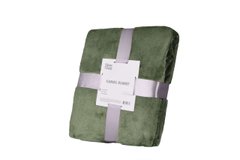 Плед Flannel, 160х200см, зеленый, 100% полиэстер ARDESTO