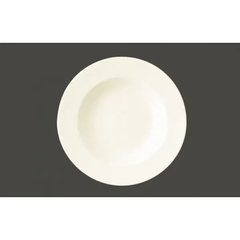 Тарелка глубокая круглая 26 см. фарфоровая, белая Banquet, RAK