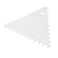 Скребок узкий интервал для теста треугольный – 110х110 мм, 6 шт в упаковке